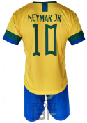 NEYMAR JR komplet sportowy strój piłkarski BRAZYLIA dla dzieci