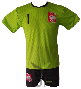 SZCZĘSNY komplet sportowy strój piłkarski POLSKA + GRATIS
