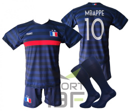 MBAPPE komplet sportowy strój piłkarski FRANCJA + GRATIS