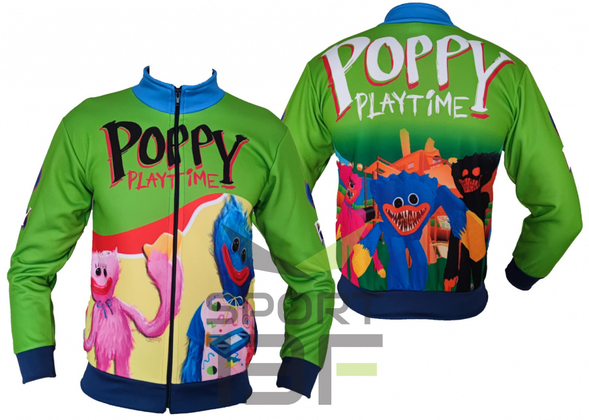 Bluza dresowa dla fana Poppy Playtime + maskotka HUGGY
