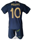MBAPPE komplet sportowy strój piłkarski FRANCJA - MŚ logo + GRATIS