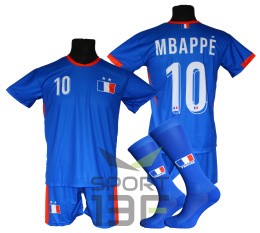 MBAPPE komplet sportowy strój piłkarski FRANCJA dla dzieci