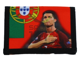 RONALDO portfel dziecięcy portfelik rozkładany PORTUGALIA