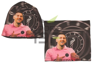 MESSI czapka i komin ocieplone polarem - komplet BP