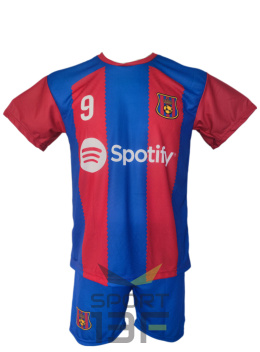 LEWANDOWSKI komplet sportowy strój piłkarski BARCELONA + GRATIS