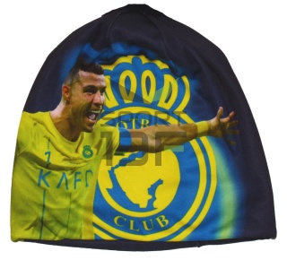 RONALDO Nassr czapka dziecięca ocieplona polarem BP