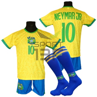 strój piłkarski dla dzieci Neymar Jr Brazylia MŚ2026 komplet sportowy + dodatki