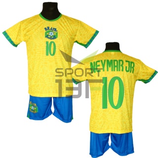 NEYMAR JR koszulka + spodenki BRAZYLIA MŚ2026 dla dzieci