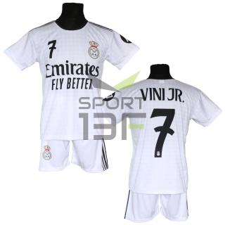 VINI JR koszulka + spodenki Real Madryt dla dzieci