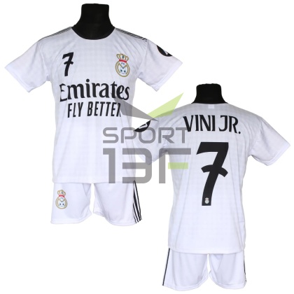 VINI JR koszulka + spodenki Real Madryt dla dzieci