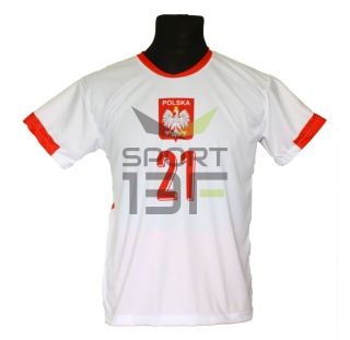 koszulka piłkarska ZALEWSKI t-shirt dla dziecka POLSKA ME24 SK