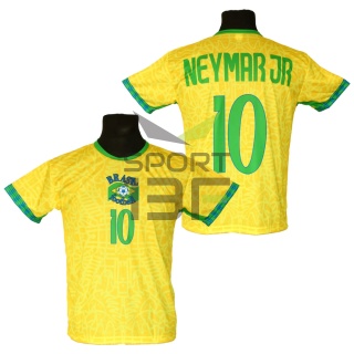 koszulka piłkarska NEYMAR JR t-shirt dla dziecka BRAZYLIA MŚ2026 SK