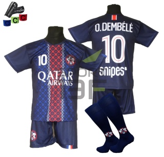 DEMBELE komplet sportowy strój piłkarski PSG dla dzieci