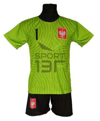 Strój piłkarski dla dzieci SKORUPSKI Polska - komplet sportowy + gratis