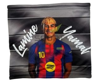Lamine YAMAL Barcelona szary komin ocieplony polarem