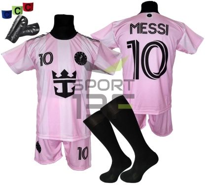 Strój piłkarski dla dzieci MESSI Miami - komplet sportowy + gratis