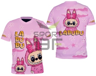 koszulka LABUBU różowa t-shirt dla dziecka