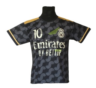 koszulka piłkarska czarna MBAPPE t-shirt dla dziecka Real Madryt SK