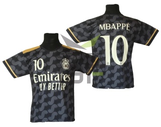 koszulka piłkarska czarna MBAPPE t-shirt dla dziecka Real Madryt SK