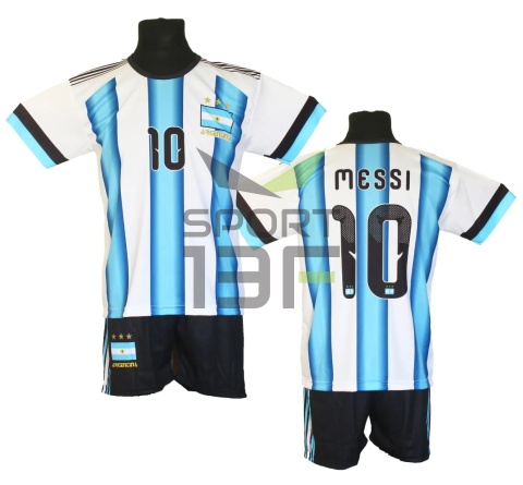 strój Messi Argentyna dla dzieci