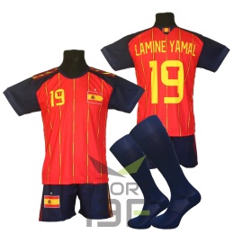 strój piłkarski Yamal Hiszpania dla dzieci