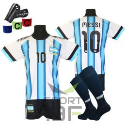 strój Messi Argentyna dla dzieci
