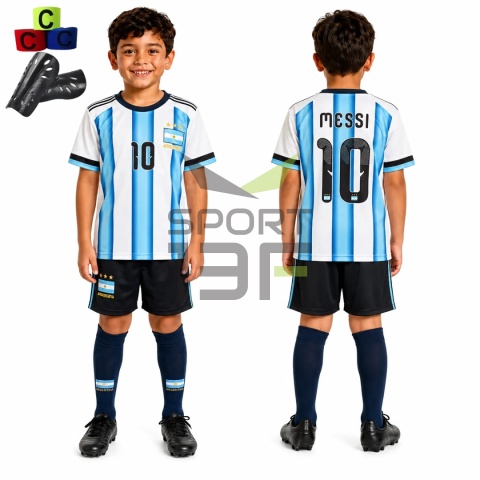 strój Messi Argentyna dla dzieci