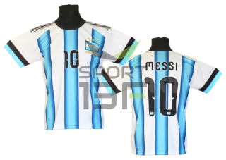 koszulka piłkarska MESSI t-shirt dla dziecka ARGENTYNA MŚ2026 SK