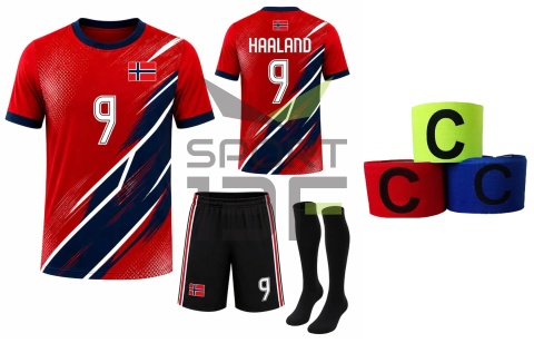 strój piłkarski Norwegia Haaland