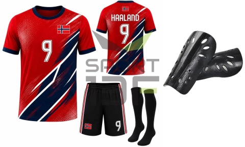 strój piłkarski Norwegia Haaland