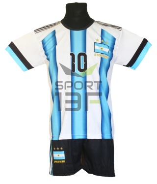 strój piłkarski dla dzieci Messi Argentyna MŚ2026 komplet sportowy + dodatki