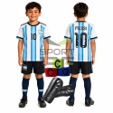 strój Messi Argentyna dla dzieci
