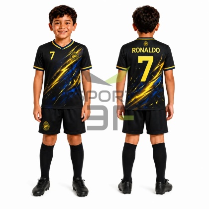 strój piłkarski dla dzieci RONALDO Al-Nassr komplet sportowy