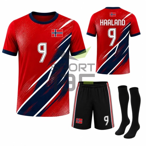 strój piłkarski Haaland Norwegia
